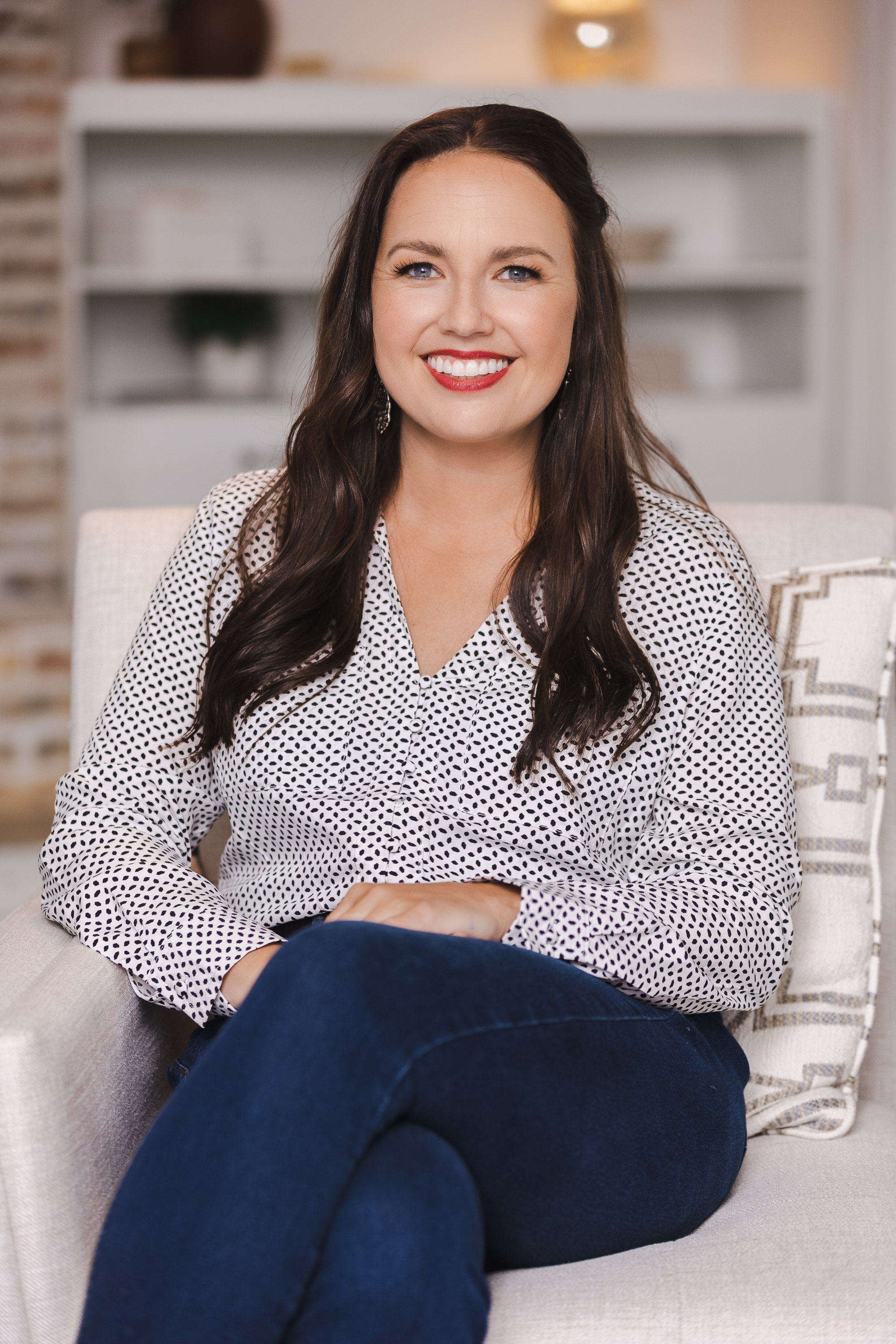 Jennifer Londgren sitting and smiling